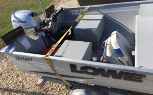(3) Honda 20HP 4 Stroke Short Shaft Motor (717KB) 1467 - Lowe Boat